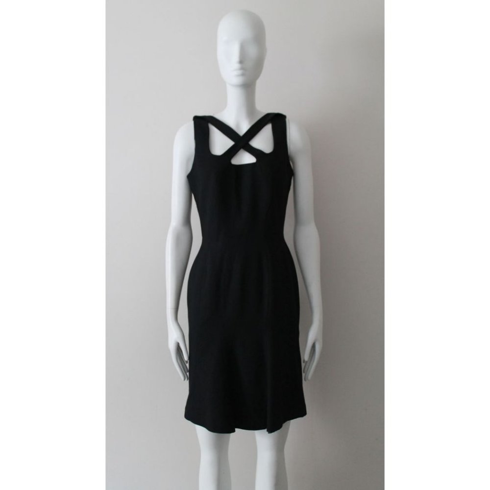 Thierry Mugler Vintage Dress Black Size FR 38/US 6